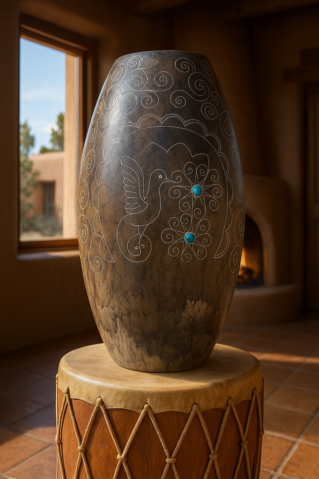 Hummingbird Spirit Pot